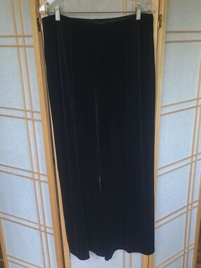 Black Velvet Dress Pants